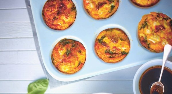 Omelete de forno recheado com legumes